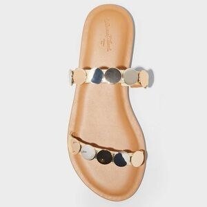 Universal Thread - Women's Vivienne Two Band Flat Sandals Sizes 8.5